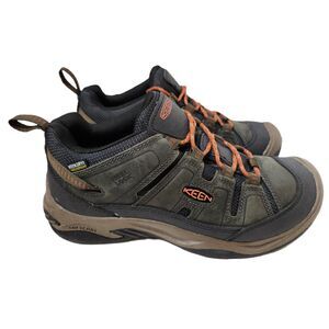 Keen Circadia WP Waterproof Hiking Shoes | Men’s 9 | Black Olive / Potters Clay
